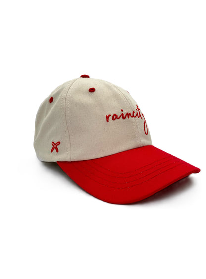 Raincity Baseball Cap - Red